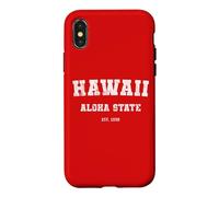 Carcasa para iPhone X/XS Summer Hawaiian Islands (EST 1959) Hawaii Aloha State