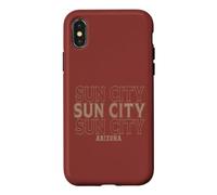 Carcasa para iPhone X/XS Sun City Arizona Vintage
