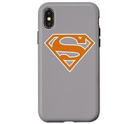 Carcasa para iPhone X/XS Superman Burnt Orange & White Shield