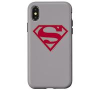 Carcasa para iPhone X/XS Superman Crimson & Gray Shield Grey
