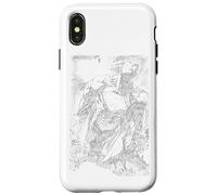 Carcasa para iPhone X/XS Superman Exploding Space Sketch
