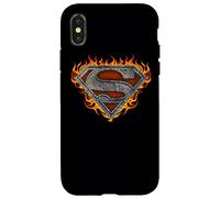 Carcasa para iPhone X/XS Superman Iron Fire Shield