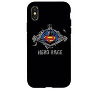 Carcasa para iPhone X/XS Superman Nerd Rage