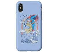 Carcasa para iPhone X/XS Superman Rainbow Love