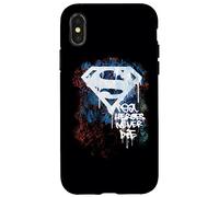 Carcasa para iPhone X/XS Superman Real Heroes Never Die