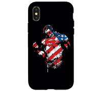 Carcasa para iPhone X/XS Superman The American Way Flag