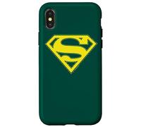 Carcasa para iPhone X/XS Superman Yellow & Green Shield