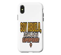 Carcasa para iPhone X/XS Superpoderes of Abuela Frase Divertida para Abuelas