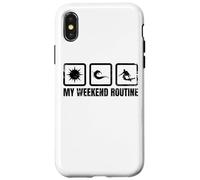 Carcasa para iPhone X/XS Surfista Fin de Semana Amante del Surf
