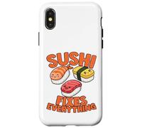 Carcasa para iPhone X/XS Sushi Divertido lo arregla Todo Amante de la Comida
