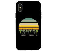 Carcasa para iPhone X/XS Susurrador de césped, Divertido diseño de Jardinero, jardín para el Cuidado del césped