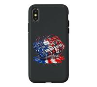 Carcasa para iPhone X/XS Synth-Pop música-New-Wave USA Drip-Painting-Art Sintetizador
