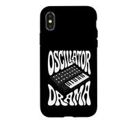 Carcasa para iPhone X/XS Synthesizer Oscillator Drama Retro Analog Keyboard Synth