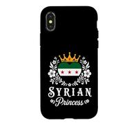 Carcasa para iPhone X/XS Syrian Princess Syria Flag Proud Syrian Girl