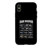 Carcasa para iPhone X/XS Tabla de identificación de Especies de Tiburones susurradores de Tiburones