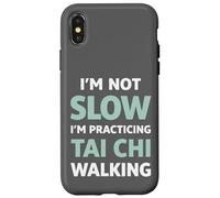 Carcasa para iPhone X/XS Tai Chi Caminando No Soy Lento Humor