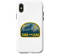 Carcasa para iPhone X/XS Take The Lead Cub Scout Wolf Pack Akela Outdoor Badge