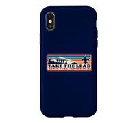 Carcasa para iPhone X/XS Take The Lead! Vintage Scouting Hiking 90s Vibe Logo