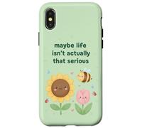 Carcasa para iPhone X/XS Tal Vez la Vida no es Realmente Esa Abeja Linda y seria