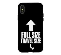 Carcasa para iPhone X/XS Tamaño Viaje Pene