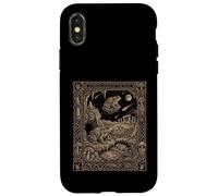 Carcasa para iPhone X/XS Tarjeta de Tarot Constelación Sapo Oculto Gótico