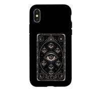 Carcasa para iPhone X/XS Tarot Card All Seeing Eyes Ocult Celestial Gothic Gifts