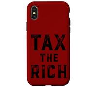 Carcasa para iPhone X/XS Tax The Rich Kids Philanthropy Millionaire Billionaire Taxes