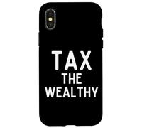 Carcasa para iPhone X/XS Tax The Wealthy Rich People Philanthropist Billionaire Taxes