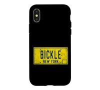 Carcasa para iPhone X/XS Taxi Driver Retro Old NY Movie Travis Bickle - Placa de matrícula