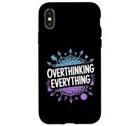 Carcasa para iPhone X/XS TDAH Ansiedad Overthinking Everything Humor