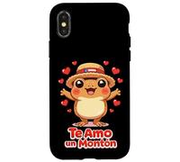 Carcasa para iPhone X/XS Te Amo Un Montón Coquí Rana Puertorriqueña Lindo Boricua Amor