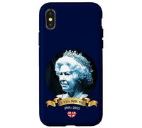 Carcasa para iPhone X/XS te echaremos de Menos Reina Isabel II Memoriam Rip Royal
