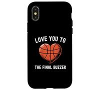 Carcasa para iPhone X/XS Te Quiero hasta el último Jugador de Baloncesto Divertido de Buzzer