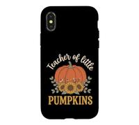 Carcasa para iPhone X/XS Teacher of Little Pumpkins Boho Fall Floral