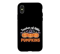 Carcasa para iPhone X/XS Teacher of Little Pumpkins Cute Halloween