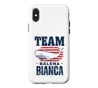 Carcasa para iPhone X/XS Team Balena Bianca Democrazia Cristiana Vintage
