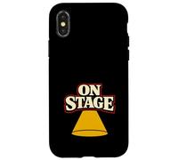 Carcasa para iPhone X/XS Teatro Comunitario Teatro Actor Escenario Actor Teatro Reparto