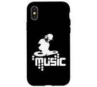 Carcasa para iPhone X/XS Techno-DJ Party Club Music Design - Diseño de Mesa