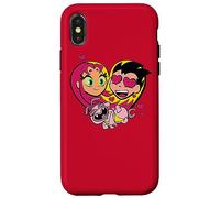 Carcasa para iPhone X/XS Teen Titans Go! Starfire and Robin
