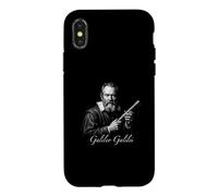Carcasa para iPhone X/XS Telescopio de astronomía renacentista Galileo Galilei