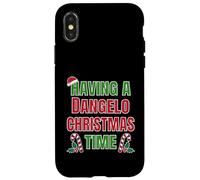 Carcasa para iPhone X/XS Tener un Nombre de reunión Familiar Dangelo Christmas Time