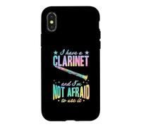 Carcasa para iPhone X/XS Tengo un Clarinete y no Tengo Miedo de Usarlo