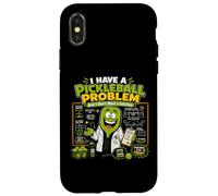 Carcasa para iPhone X/XS Tengo un Problema de Pickleball No Quiero una solución