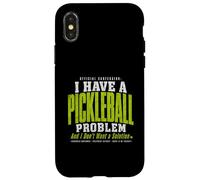 Carcasa para iPhone X/XS Tengo un Problema de Pickleball y no Quiero una solución