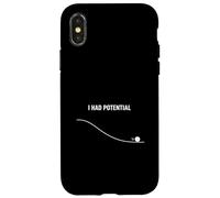Carcasa para iPhone X/XS Tenía energía potencial Cita Divertida Ciencia sarcástica Nerd