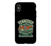 Carcasa para iPhone X/XS Tennessee Volunteer State Smoky Mountains, Appalachian