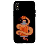 Carcasa para iPhone X/XS Tequila Mezcal Serpiente Gusano Dia De Los Muertos Día De Los Muertos