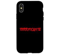 Carcasa para iPhone X/XS Terrificante, agghiacciante. Ironia per veri duri (Forse)