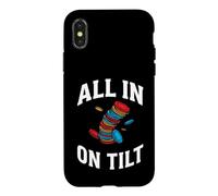 Carcasa para iPhone X/XS Texas Holdem Poker Player All In On Tilt