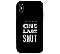 Carcasa para iPhone X/XS Texto de Humor Divertido Divertido para la Gente Citas Divertidas Una última Oportunidad